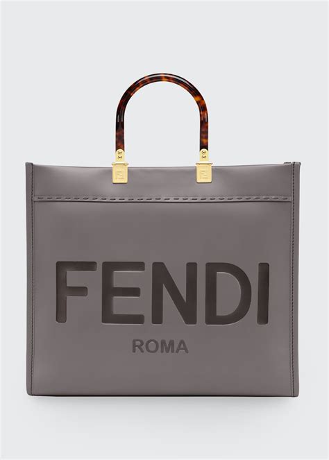 fendi sunshine tote with zipper|fendi sunshine shopper small.